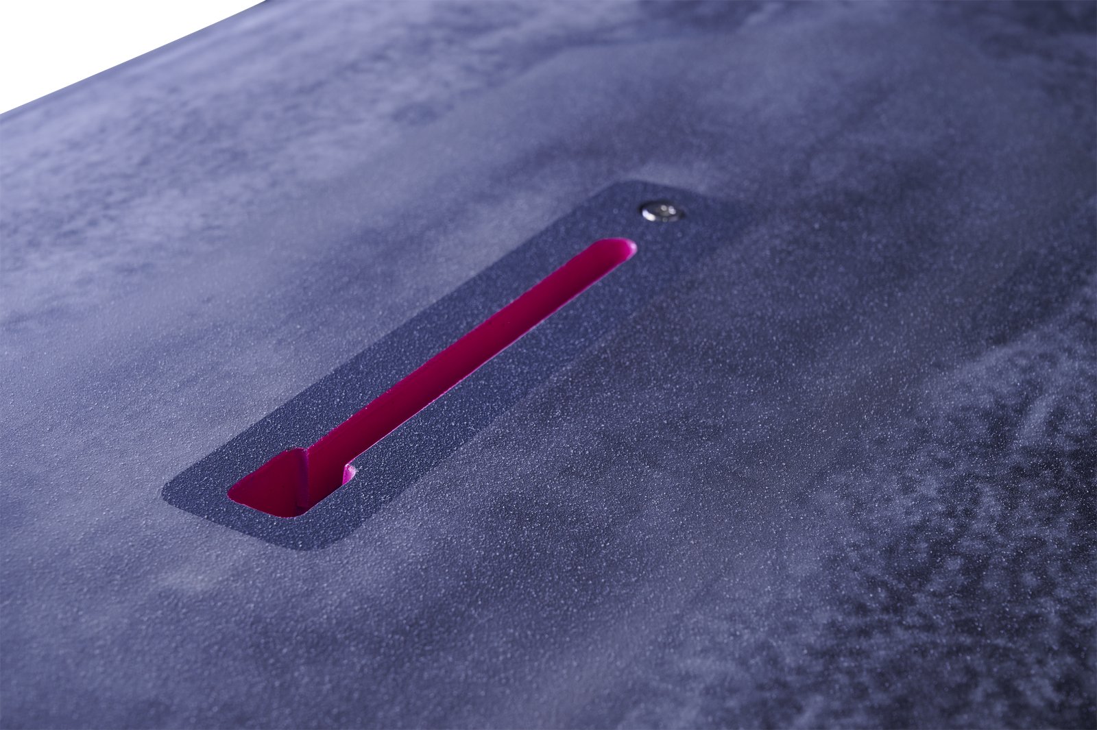 A 2025-ös JP Freestyle széllovas deszka rózsaszín betétes szkegdoboza, S-TEC technológiával készült texturált felületen