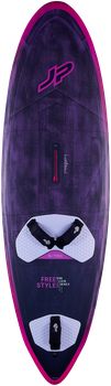 JP Freestyle 2026 windsurf deszka felülnézetből, S-TEC technológiával készült freestyle versenyforma