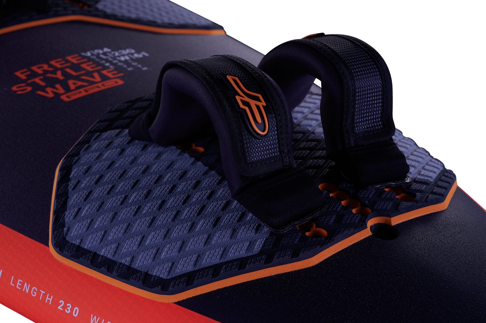 JP Freestyle Wave 2026 Pro szörfdeszka deckpad és lábpánt részletei