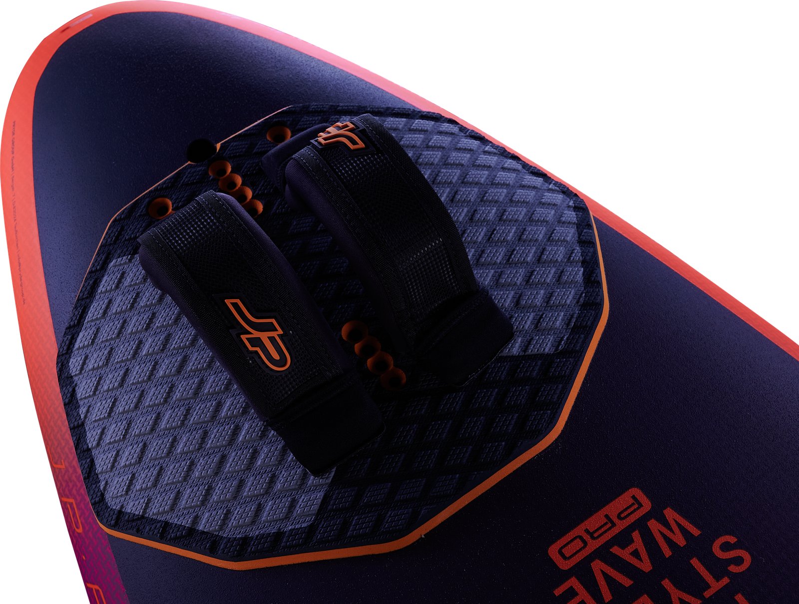 JP Freestyle Wave 2026 windsurf deszka lábpántokkal és csúszásgátló pad felülettel