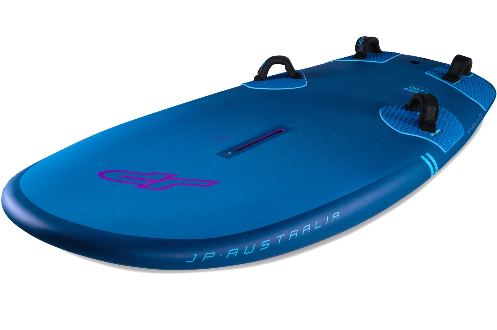 JP Australia HydroFoil 2025 windsurf foiling deszka lábtartókkal felülnézetből