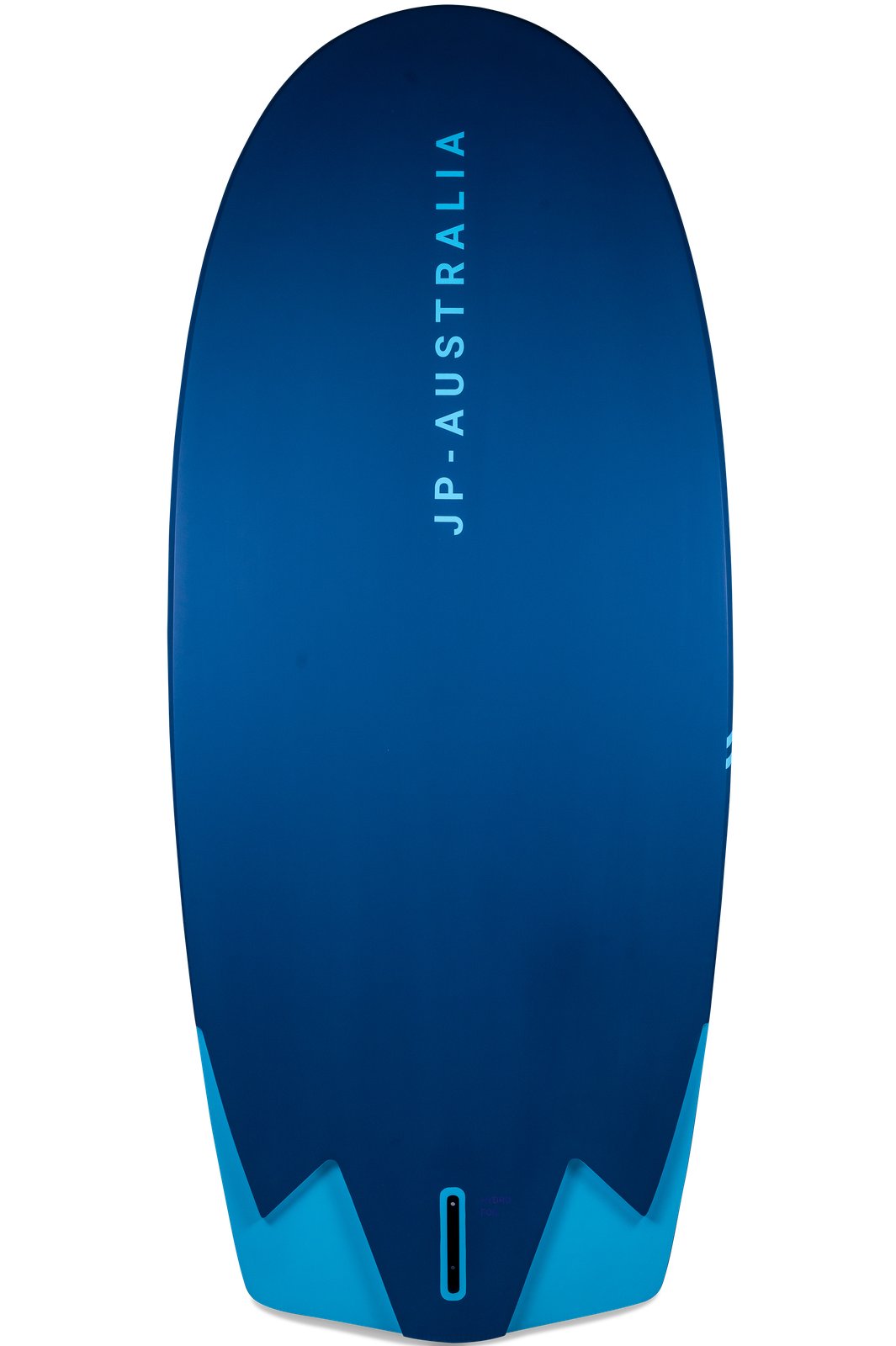 JP Australia HydroFoil 2025 windsurf foil deszka felülnézetből, kék színösszeállításban