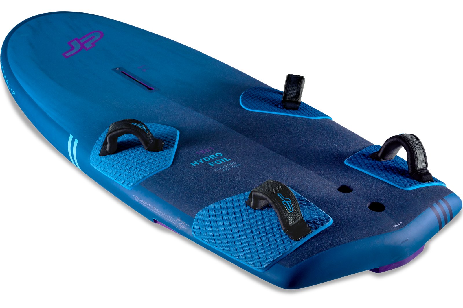 JP HydroFoil 2025 windsurf deszka lábtartókkal felszerelve
