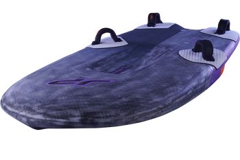 JP HydroFoil Slalom 2025 S-TEC windszörf deszka versenyzéshez szerelt lábpapucsokkal