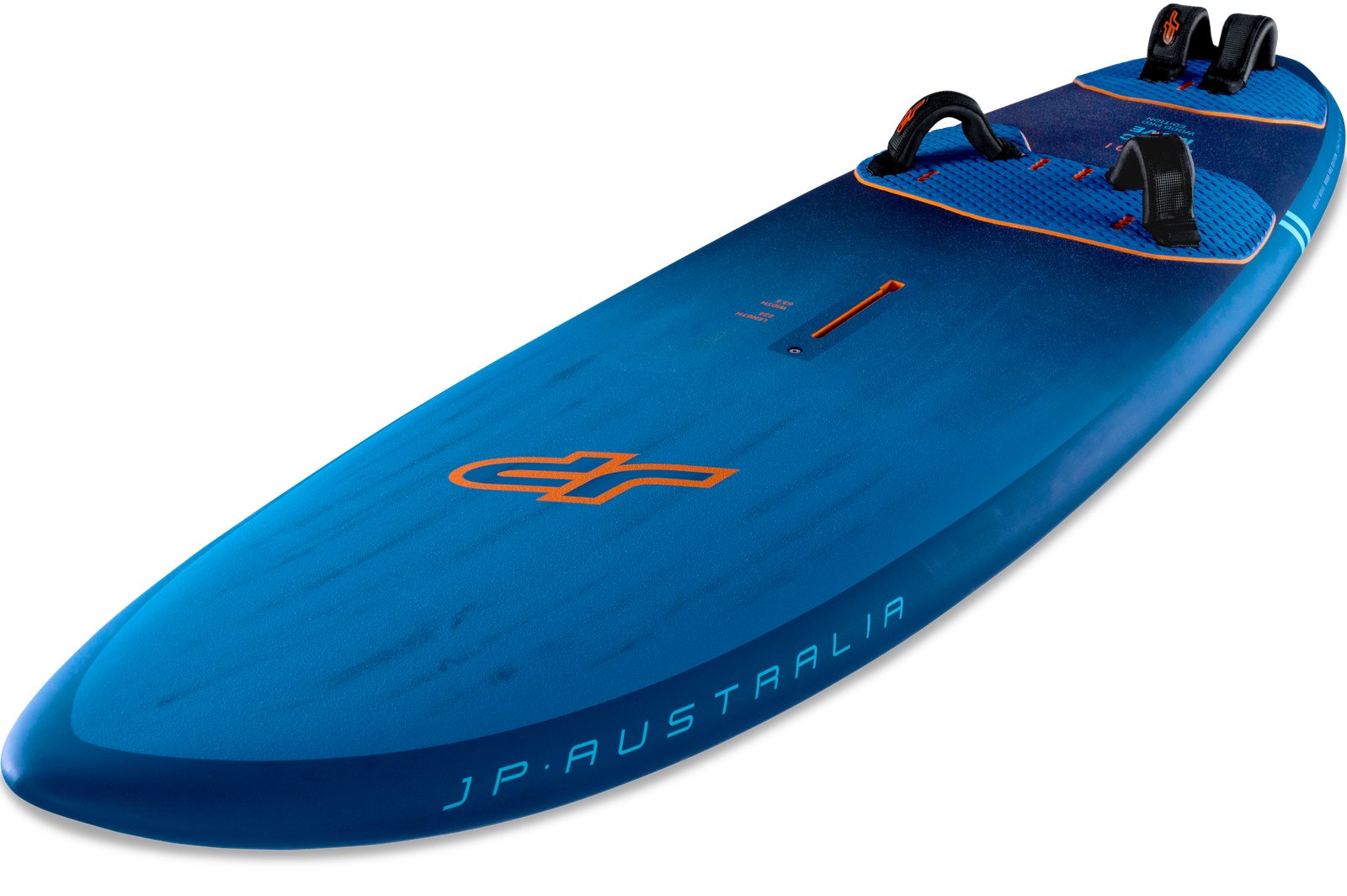 JP Australia Magic Move 2025 kék bump and jump windsurf deszka lábpántokkal