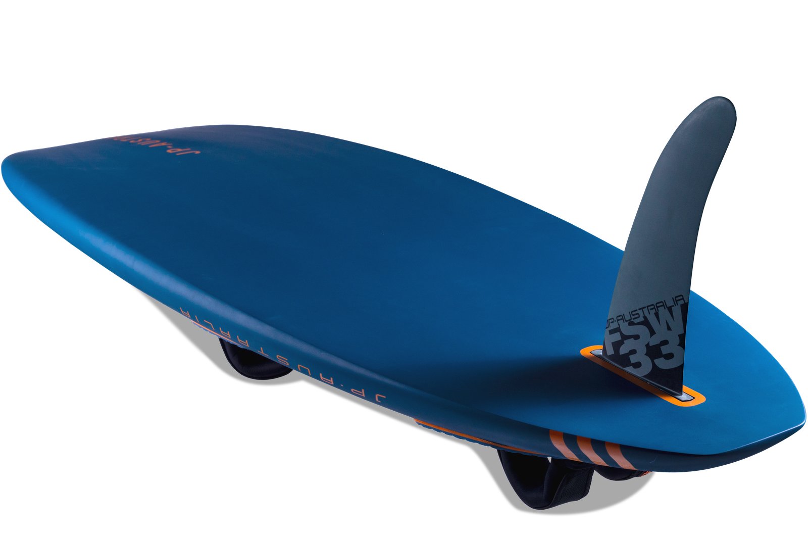 JP-Australia Magic Move 2025 bump & jump windsurfing deszka hátsó nézetben szkeggel