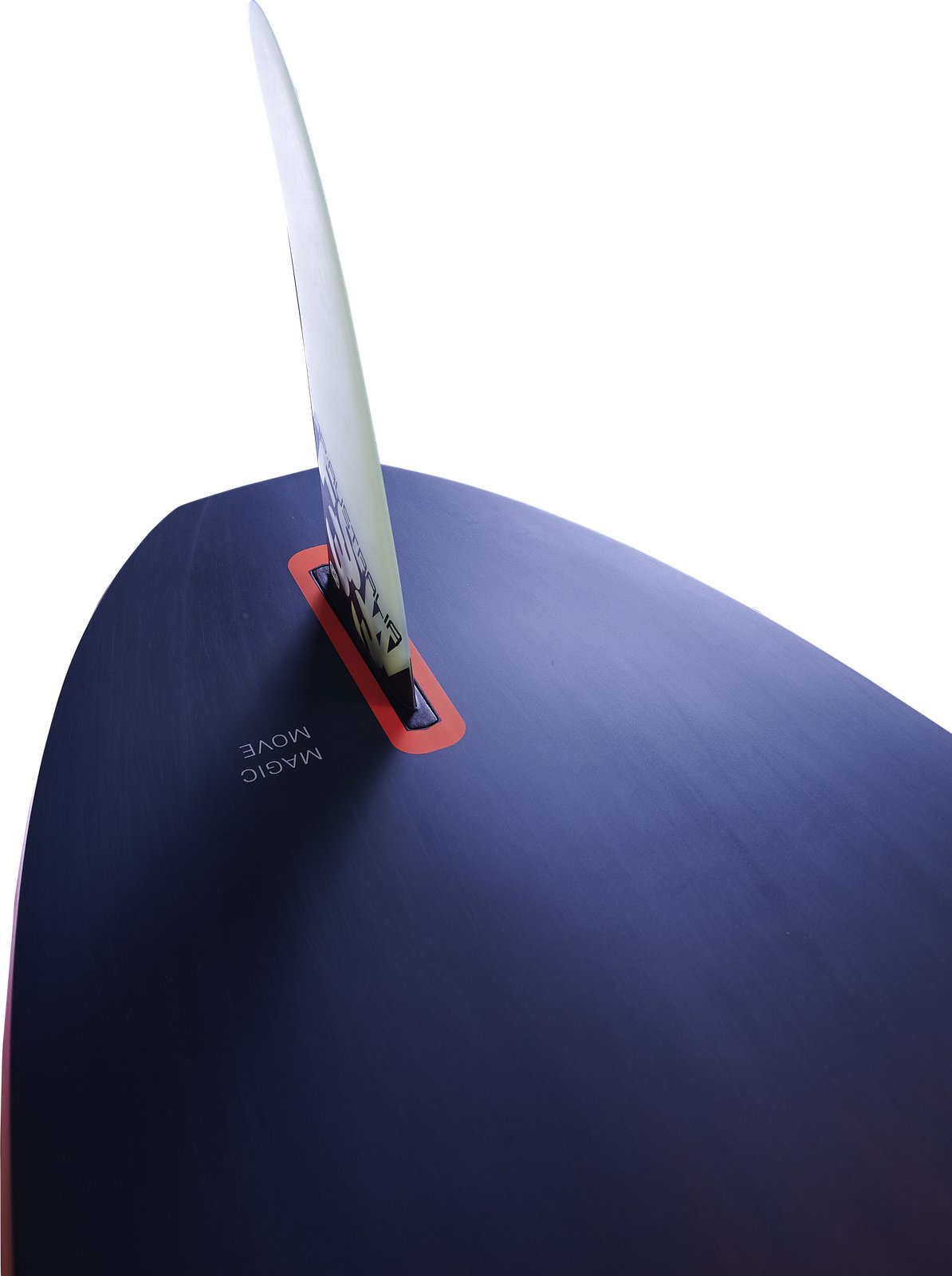 Magic Move 2026 windsurf deszka G10 uszonnyal a sötét hátterű termékfotón