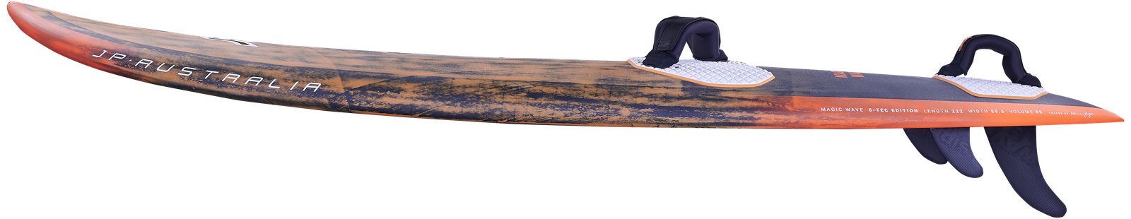 JP Australia Magic Wave 2026 S-TEC hullámlovagló windsurf deszka thruster uszonykiosztással