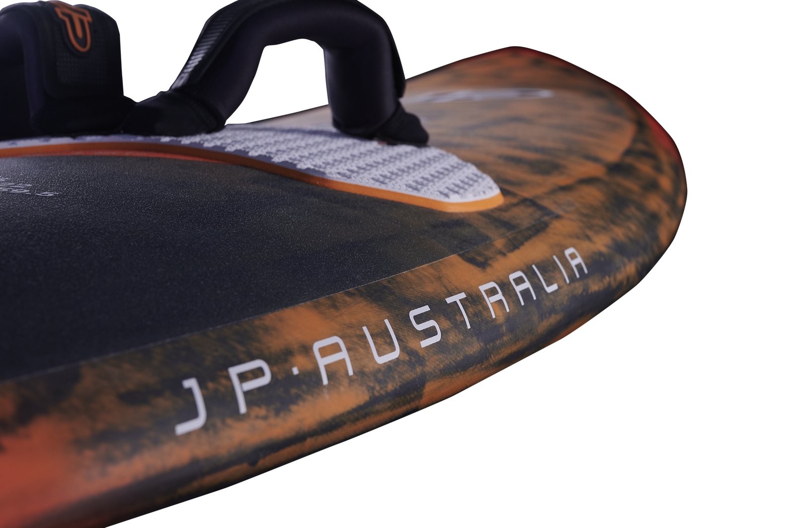 JP Magic Wave 2026 S-TEC windsurf deszka részlet lábtartókkal és márkafelirattal