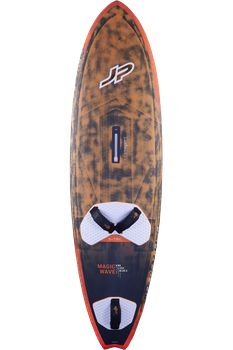 JP Magic Wave 2026 S-TEC technológiás wave windsurf deszka felülnézetből, lábtartókkal és árbocsinnel