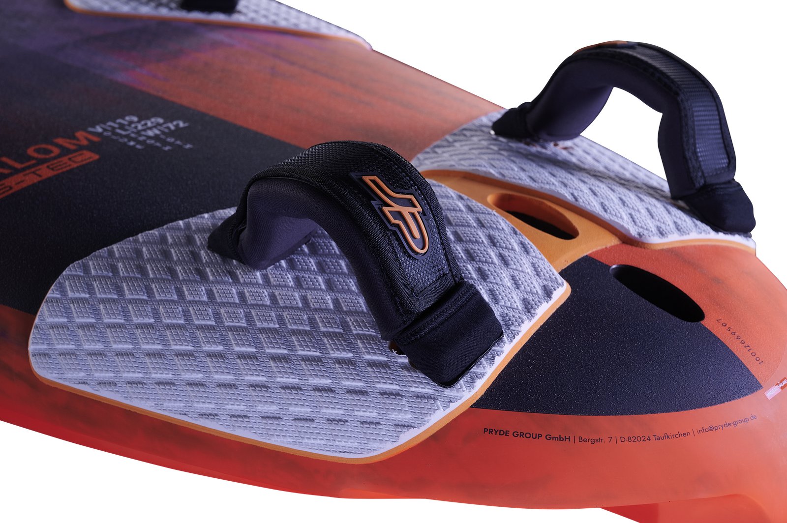 JP Slalom 2026 versenyszörfdeszka S-TEC technológiával, lábpántokkal és csúszásgátló deckpaddal