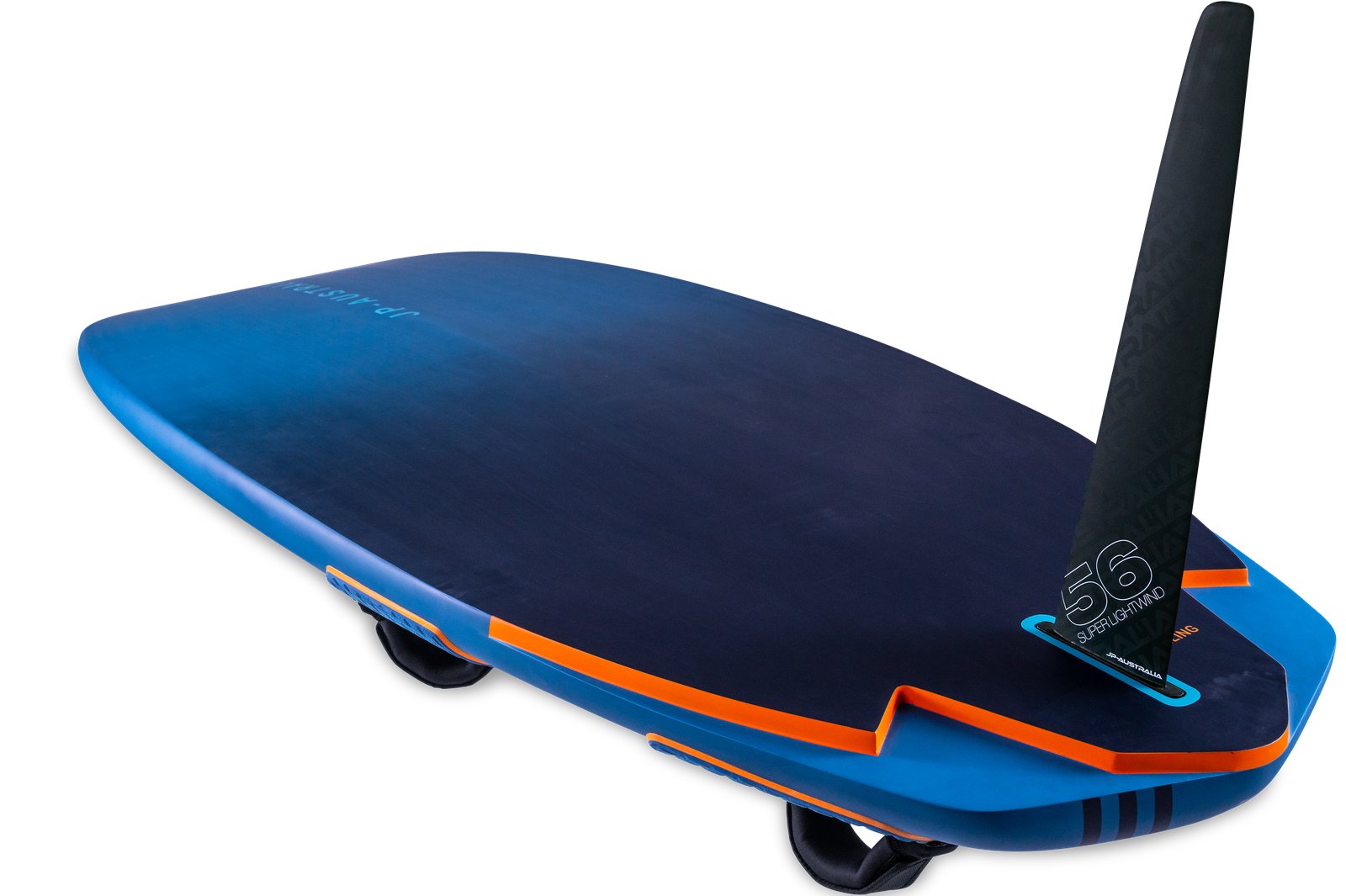 JP-Australia Super Lightwind 2025 windsurf deszka 56-os szkeggel, kifejezetten gyenge szeles körülményekre tervezett siklófelülettel