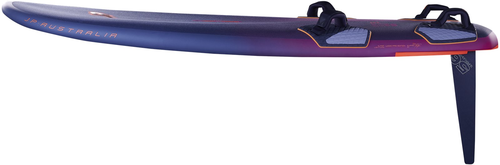 JP Australia Super Lightwind 2026 windsurf deszka karbon szkeggel és lábtartókkal