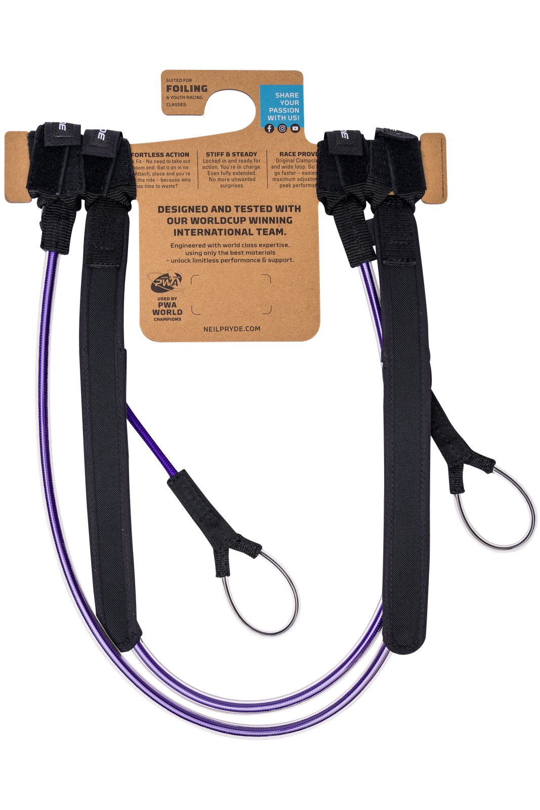 Neilpryde Race HL Pro S 2026 merevtrapez-kötél foiling és versenyzés céljára, Clampcleat gyorsrögzítővel