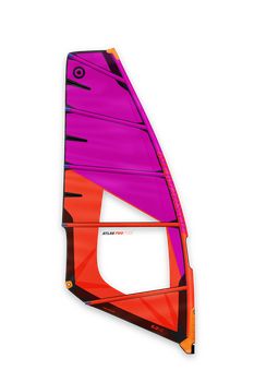 NeilPryde Atlas Pro Fuse 2025 power wave szörfvitorla narancs-lila színösszeállításban