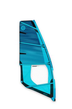 NeilPryde Combat HD 2025 hullám vitorla kék színben, megerősített Ultra PE X-Ply szerkezettel