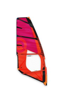 NeilPryde Combat HD 2026 wave windsurf vitorla narancssarga es pink szinekben, X-Ply ablakos kialakitassal