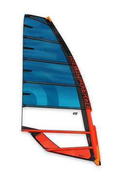 NeilPryde V8 2026 twin cam freeride windsurf vitorla kék színben