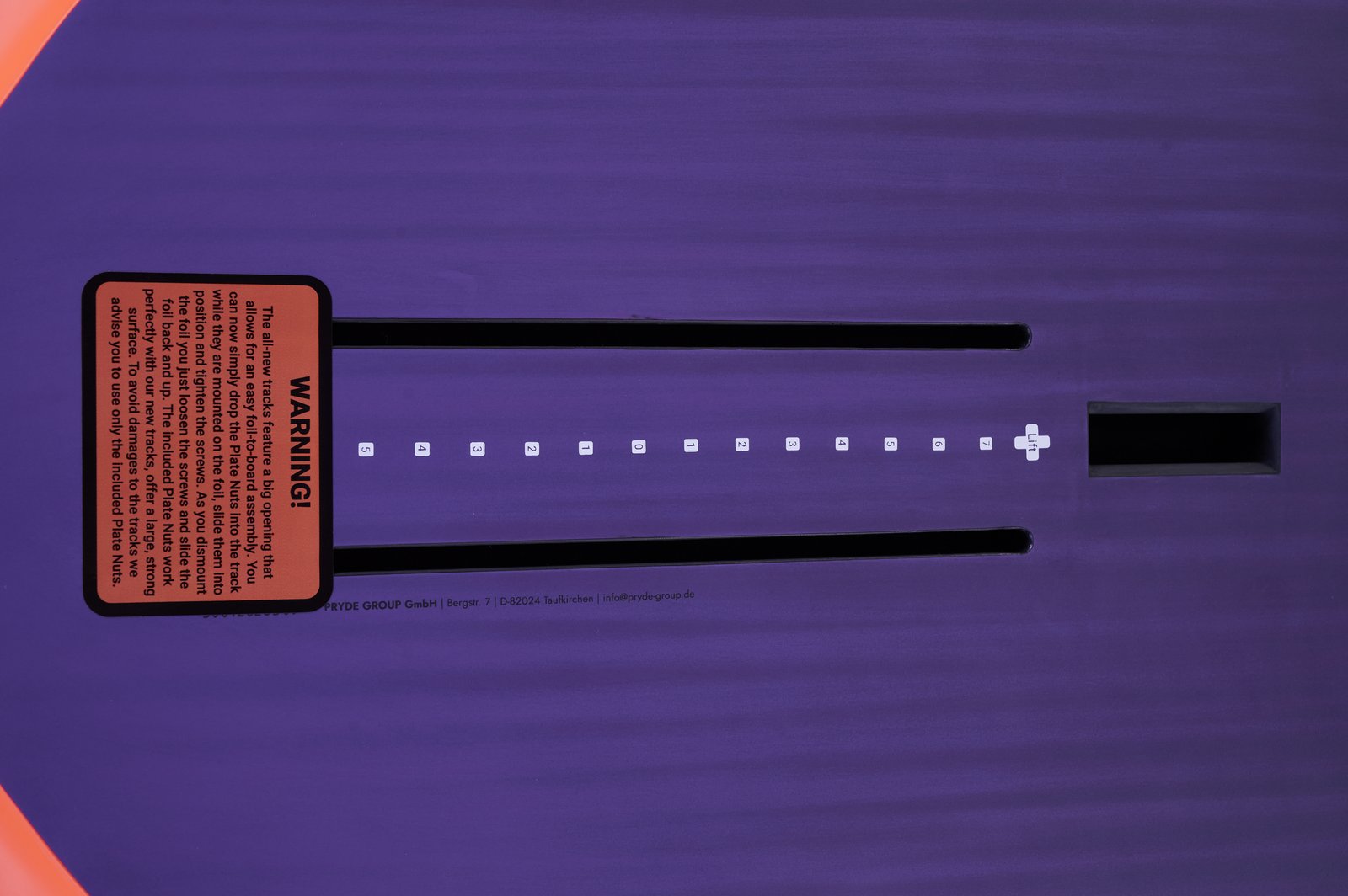 JP Australia RS 2026 wingfoil deszka foiltartó sínjei