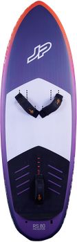 JP RS 80 Pro Edition wingfoil és downwind deszka felülnézetből, lábtartókkal