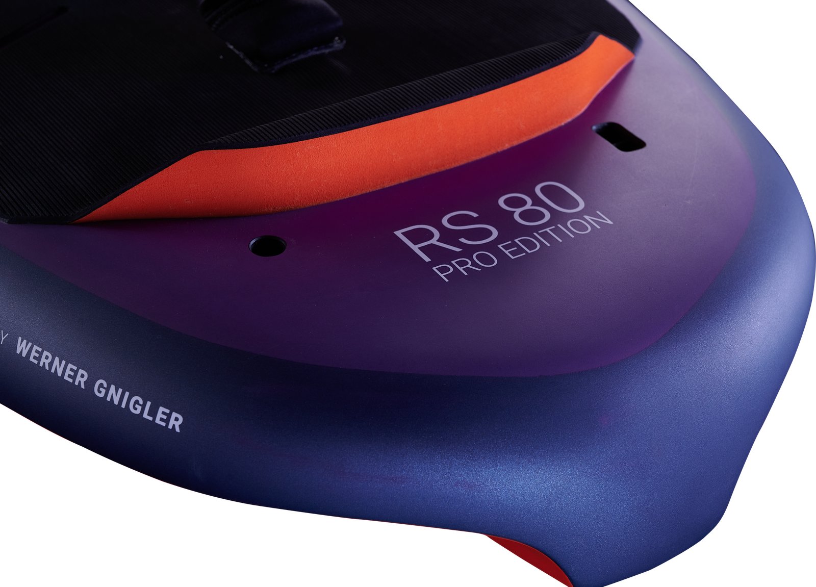 RS 80 Pro Edition Werner Gnigler tervezésű foiling deszka részlete fedélzeti párnázattal