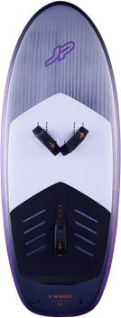 Felülnézetből látható JP X-Winger 2026 Pro Edition kompakt wing foil deszka lábtartó papucsokkal