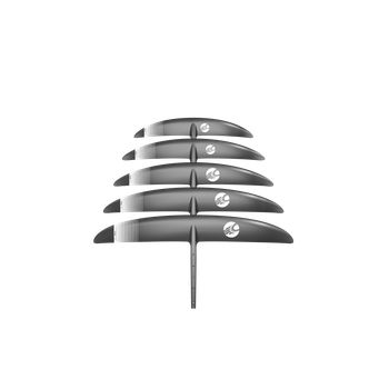 Cabrinha H-Series MKII front wing választék 2025-ös modellév, különböző méretekben a hatékony siklásért és wing foilinghoz