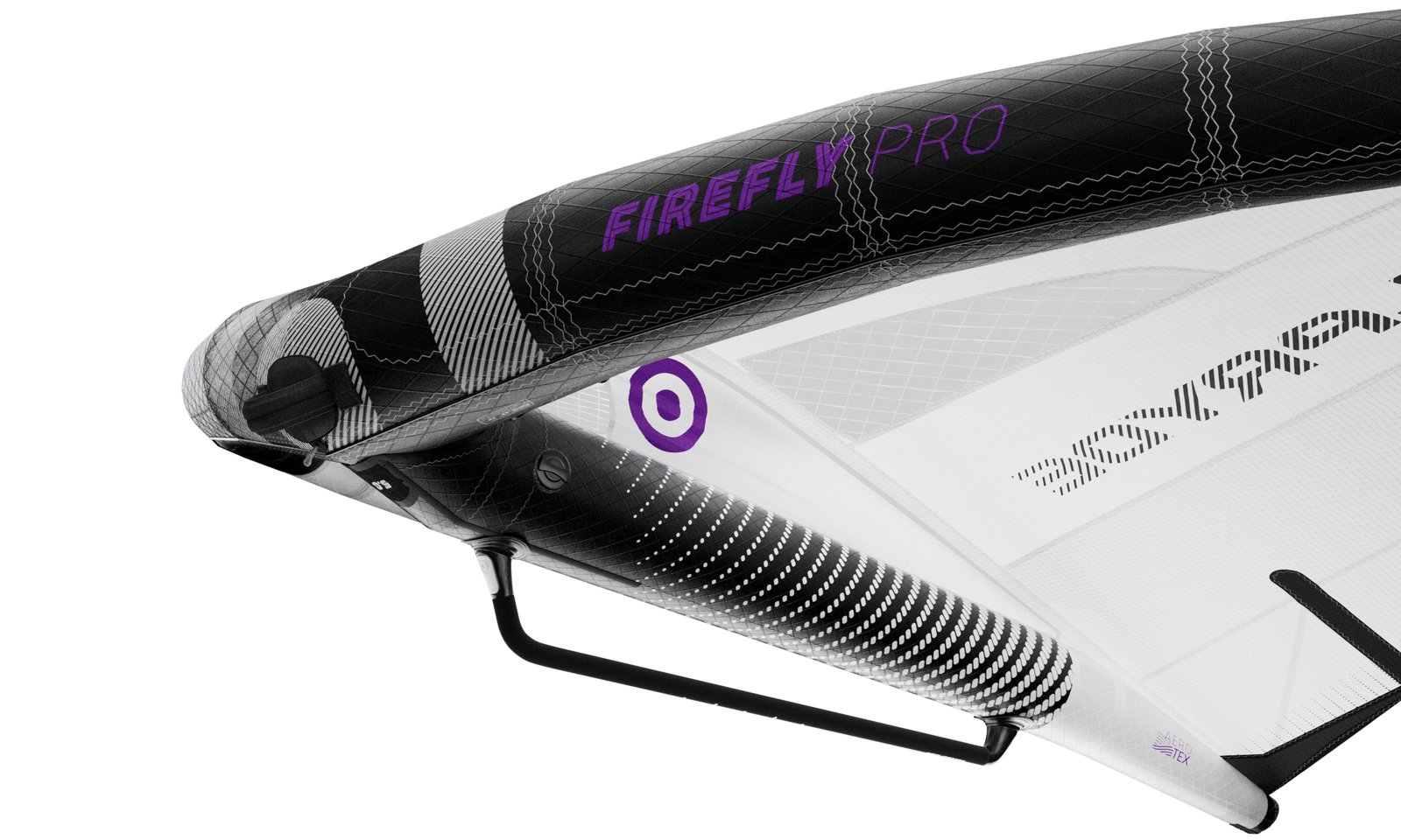 FireFly Pro 2026 wingfoiling wing Aerotex belépőél és merevített középső merevítő részlet