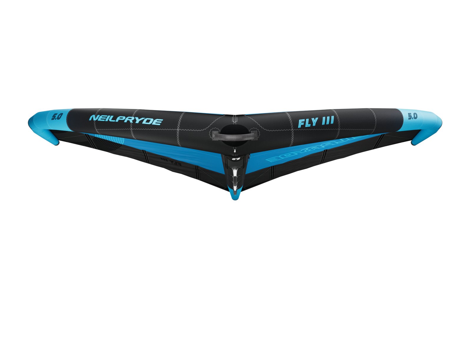NeilPryde FLY III 2025 allround wingfoiling ernyő fekete-kék színben